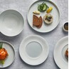 Incise Porcelain Lustre Presentation Plate 25cm (Box of 6)