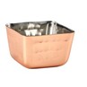 Copper Plated Square Hammered Ramekin 71ml/2.5oz 5 X 4 X 3.5cm (Box Of 12)