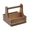 Small Rustic Wooden Table Caddy