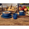 Terra Stoneware Antigo Denim Saucer 15cm (Box Of 6)