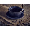 Terra Stoneware Rustic Blue Saucer 15cm (Box Of 6)