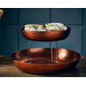 GenWare Copper Hammered Aluminium Platter, 31 X 7cm (Dia X H)