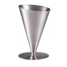 Stainless Steel Serving Cone 11.8 X 18cm (Box Of 6)