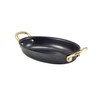 Oval Dish Vintage Steel Black 16.5 X 12.5cm 35cl / 12oz (Box Of 6)