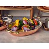 Oval Dish Copper Plated 30 X 21cm X 4cm (L X W X H)  (Box Of 3)