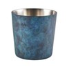 Stainless Steel Serving Cup Patina Blue 42cl / 14.8oz (Box Of 12)