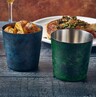 Stainless Steel Serving Cup Patina Blue 42cl / 14.8oz (Box Of 12)