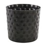 Hammered Serving Cup Vintage Steel Black 8.5 X 8.5cm (Box Of 12)