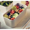 Tokyo Melamine Middle Bento Box Insert 16.9 X 8.3 X 7cm White (Box Of 6)