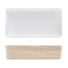 Tokyo Melamine Bento Outer Box 34.8 X 18 X 7.8cm White Oak (Box Of 3)