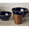 Utah Copper/Black Melamine Pot 9.5cm (Box Of 6)