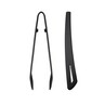 Black Silicone Tongs 29cm