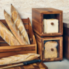 GenWare Acacia Wood Bread Box GN1/3 17.6cm X 32.5cm X 19cm