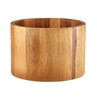 GenWare Acacia Wood Straight Sided Bowl 22.5cm X 15cm