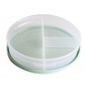 Harfield 3 Compartment Food Container With Lid 21cm Dia x 4.5cm High (496)