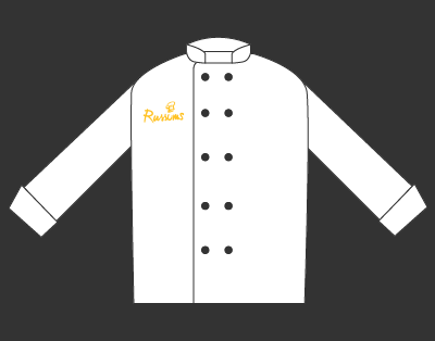 Personalised hot sale chef jacket